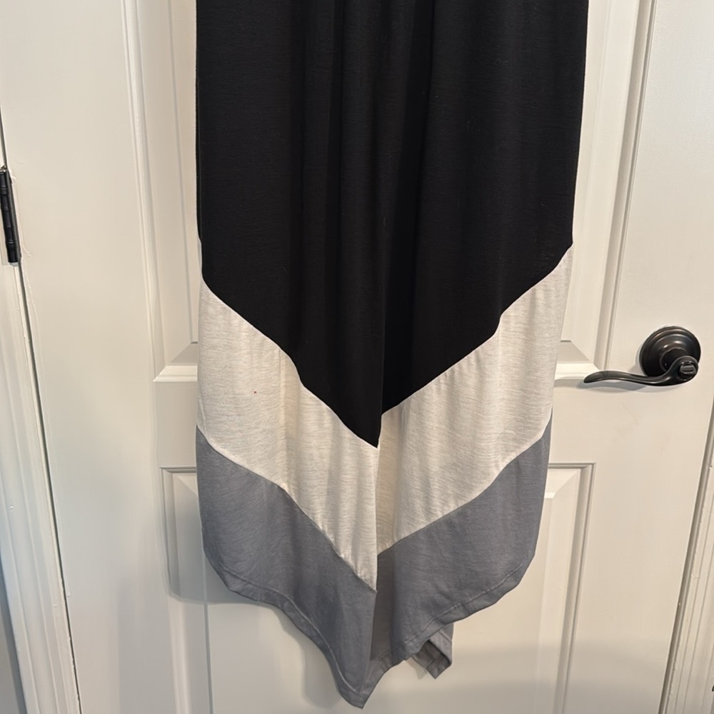 Kate & Mallory Black and Gray Sleeveless Maxi Sundress Size medium - Picture 6 of 7